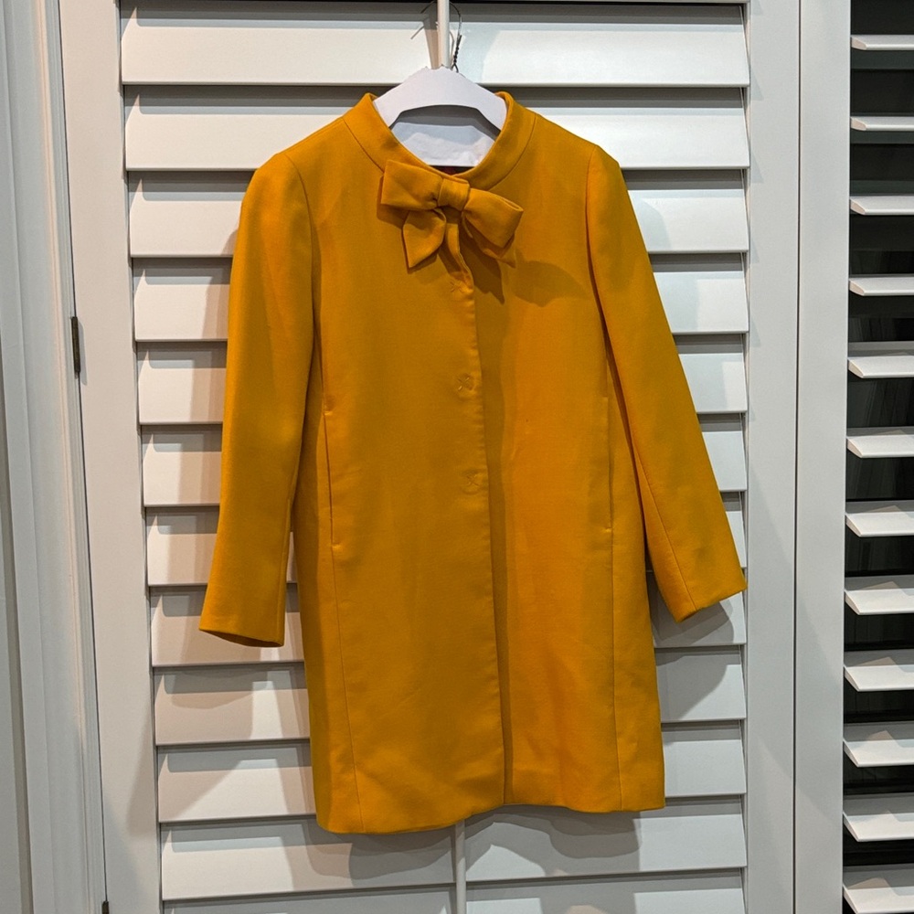 J Crew Vintage Coat with Bow